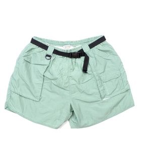 90s Streetwear Mens XL Lined Hiking Shorts Green
